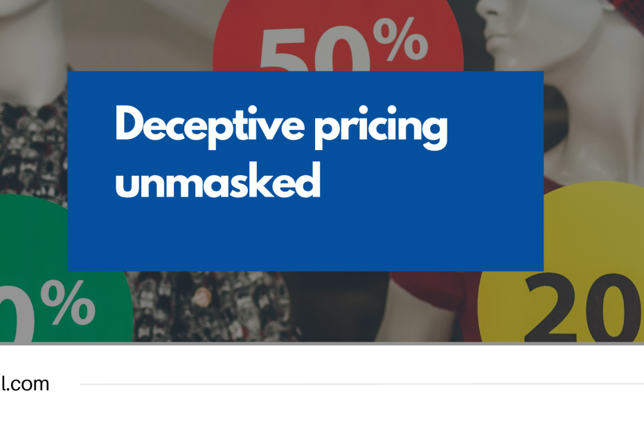 Deceptive pricing unmasked